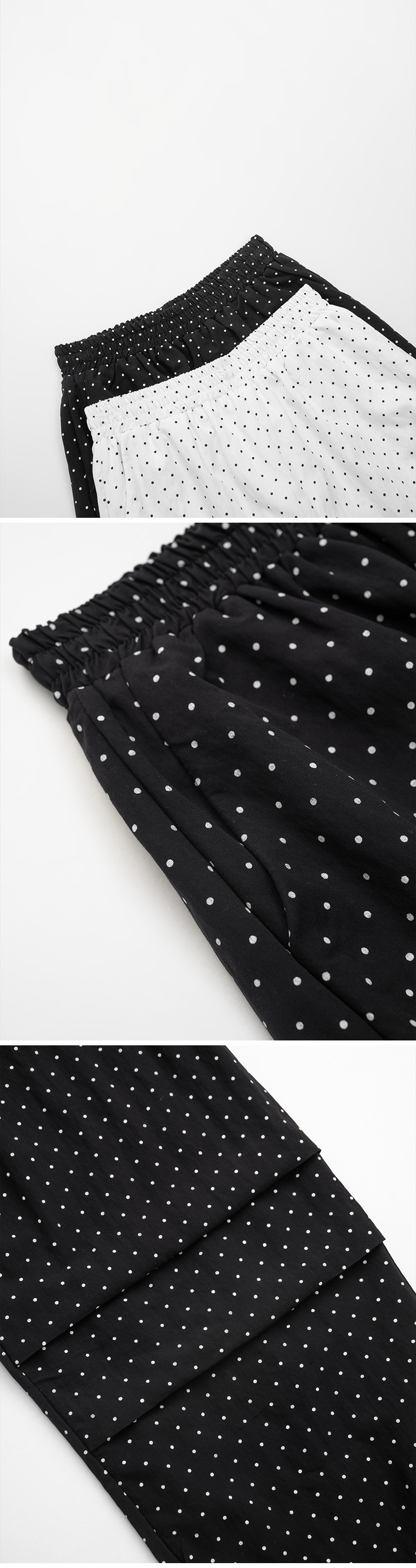 ドットプリーツパンツ 2色展開