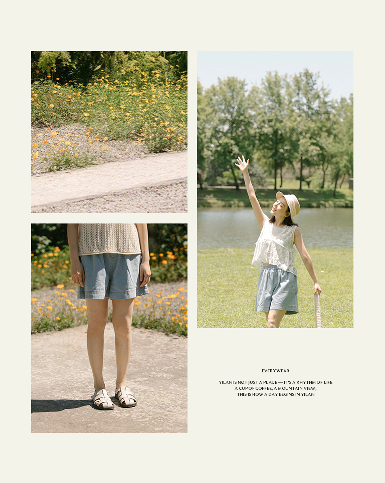 デニムショートパンツ 2色展開