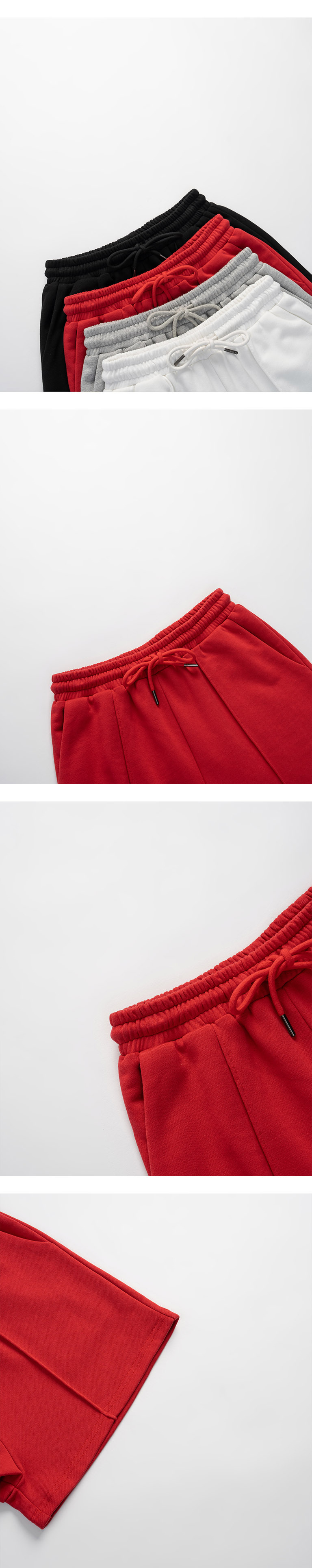コットンドローストリングショートパンツ 4色展開