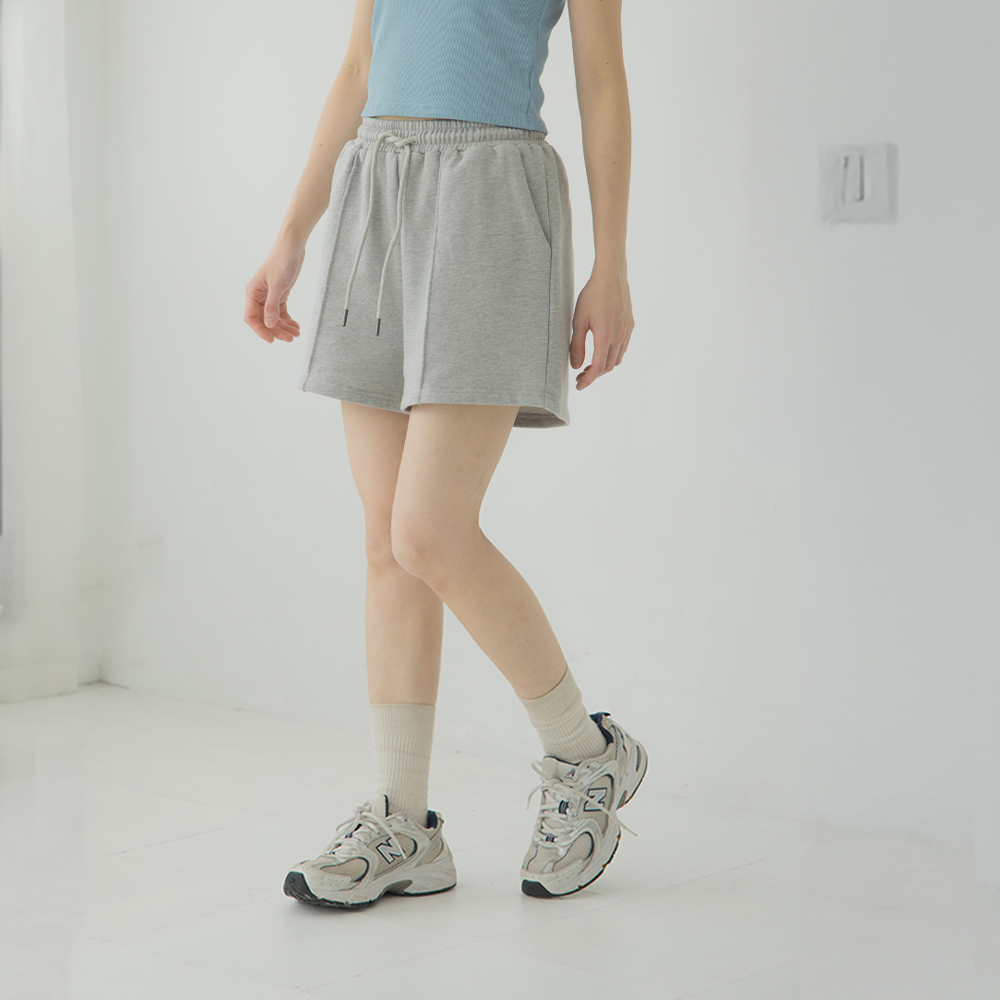 コットンドローストリングショートパンツ 4色展開