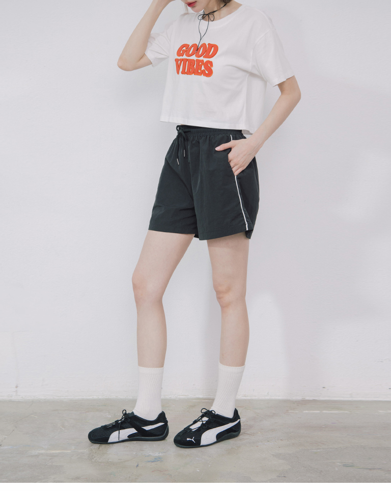 ドローコードナイロンショートパンツ 2色展開