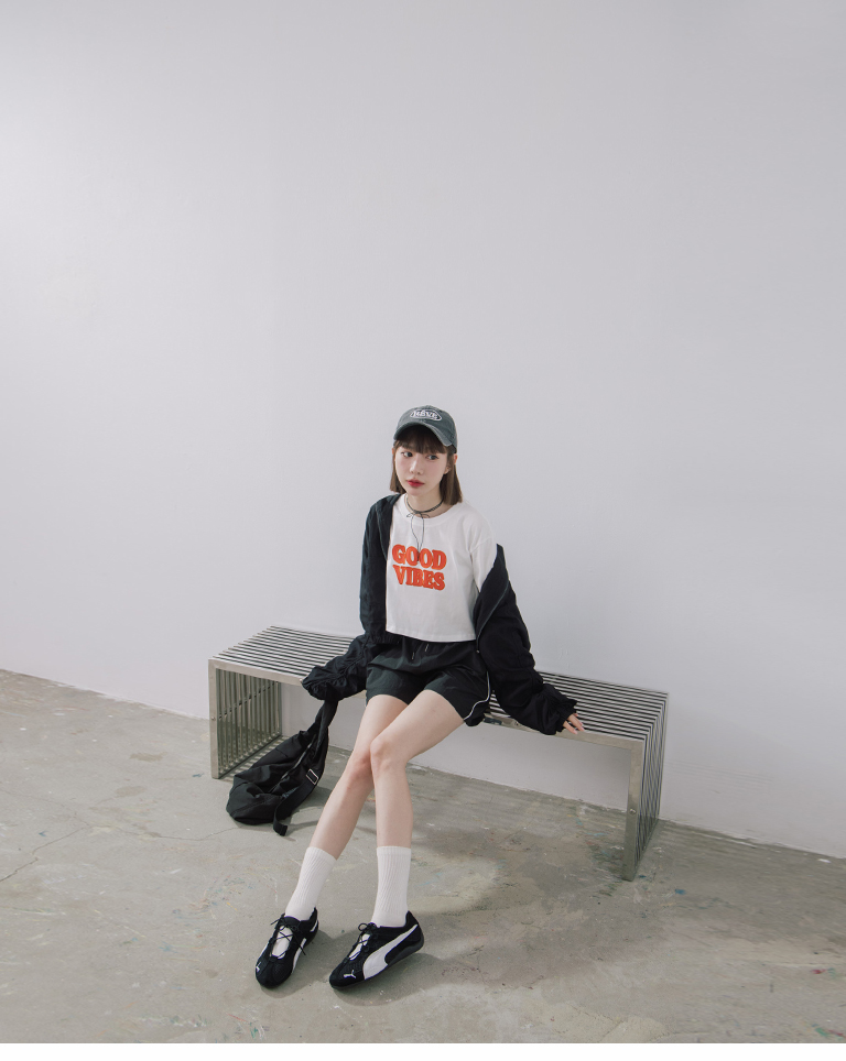 ドローコードナイロンショートパンツ 2色展開
