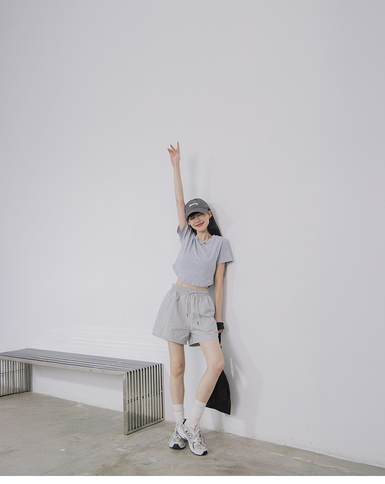 ドローコードナイロンショートパンツ 2色展開
