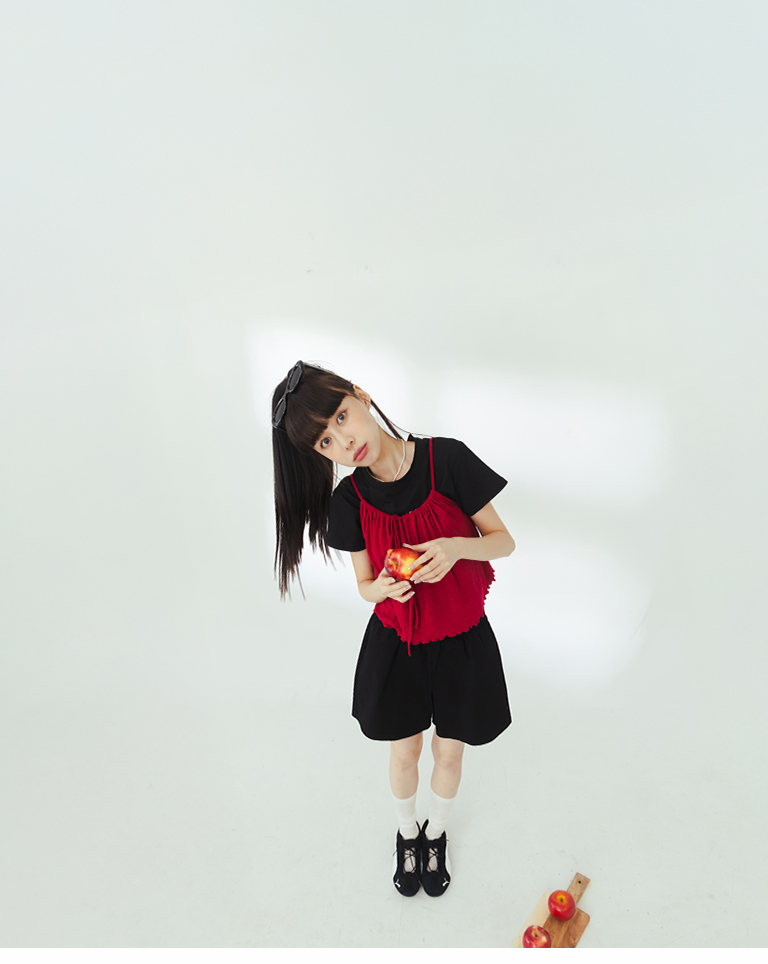 無地カジュアルショートパンツ