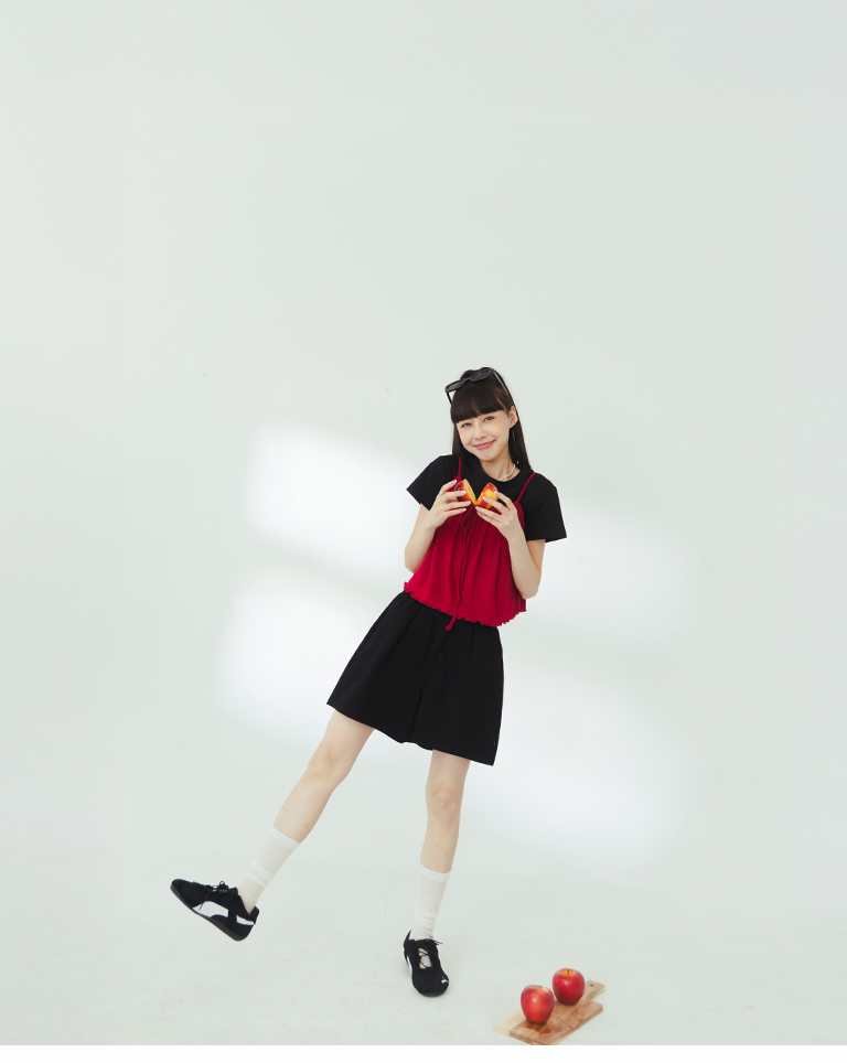 無地カジュアルショートパンツ