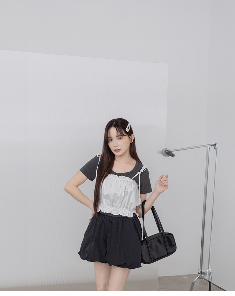バルーンハーフパンツ 2色展開