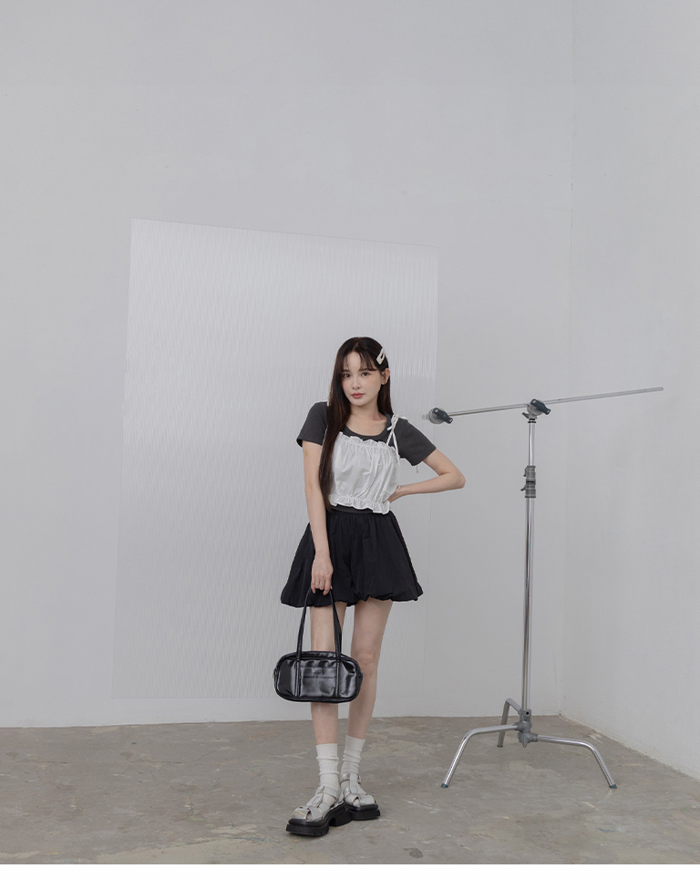 バルーンハーフパンツ 2色展開