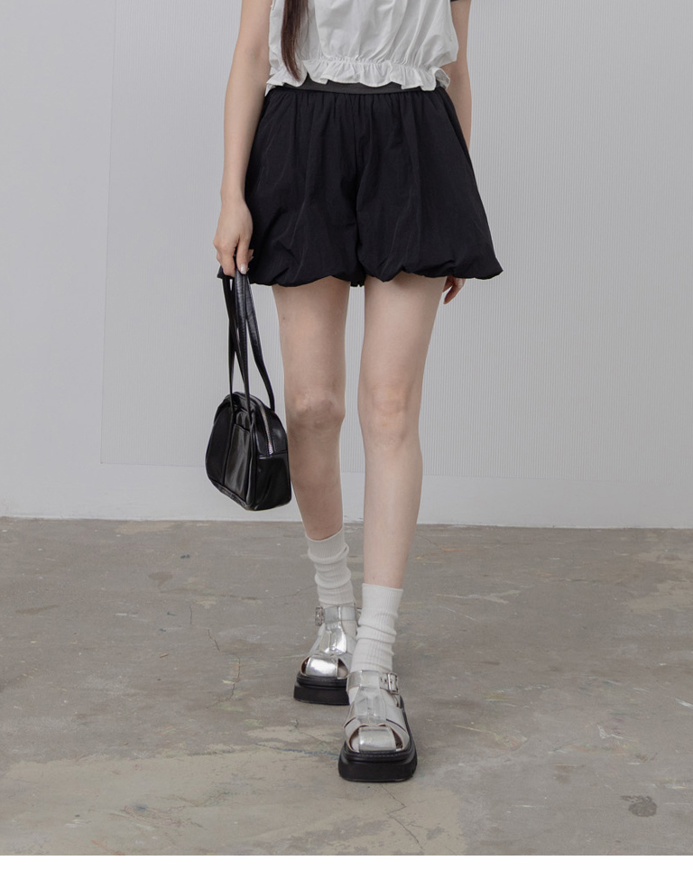 バルーンハーフパンツ 2色展開