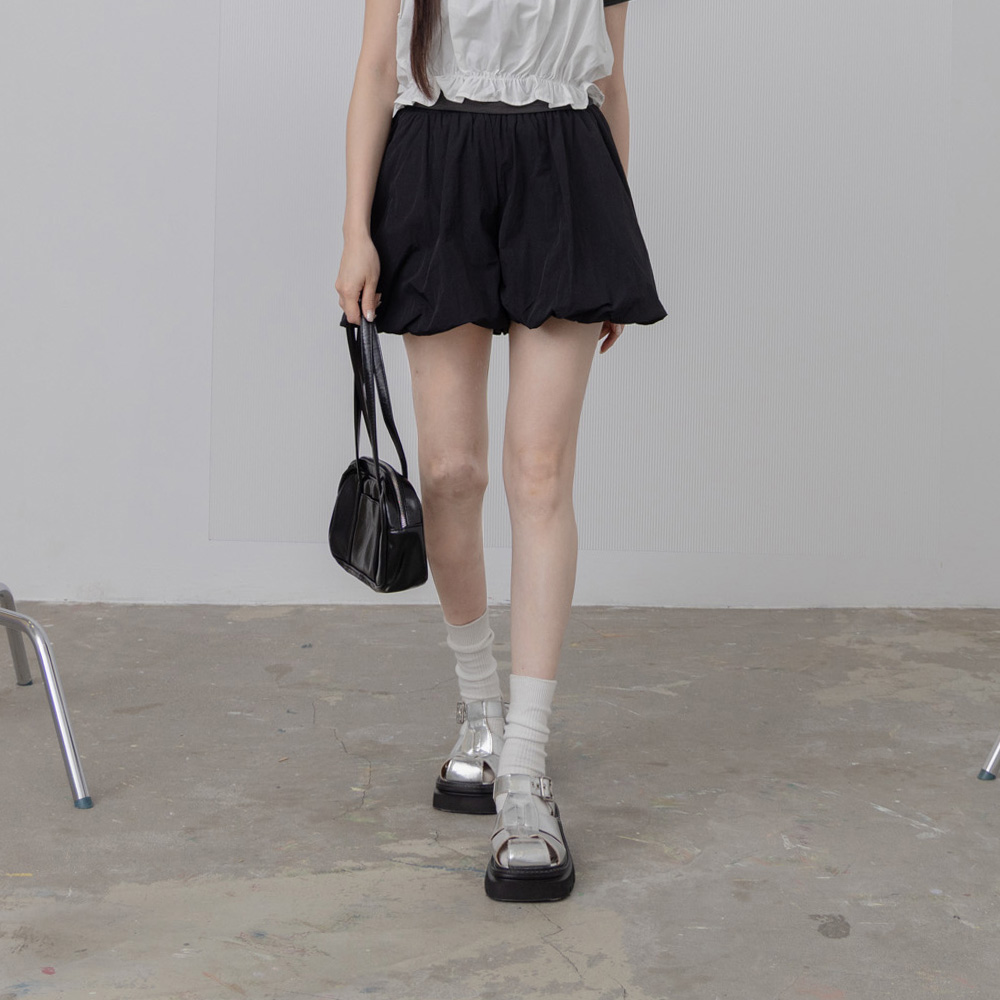 バルーンハーフパンツ 2色展開