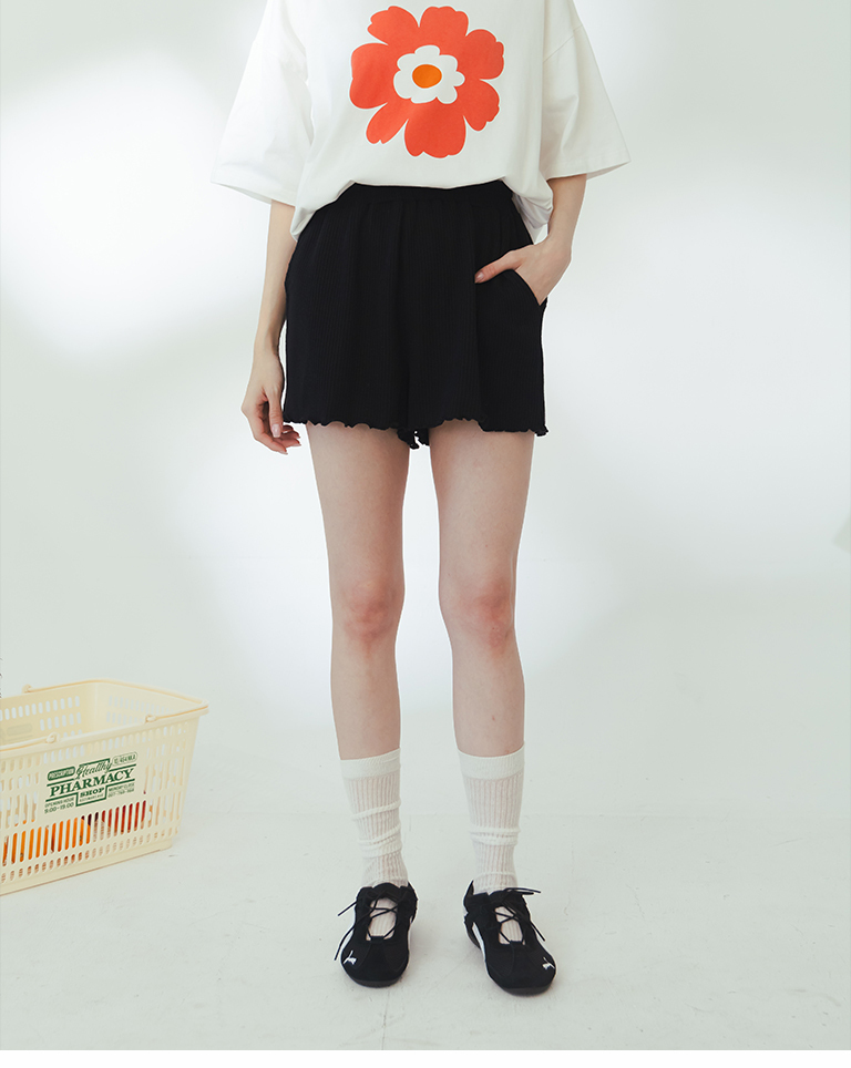 メロウリブショートパンツ