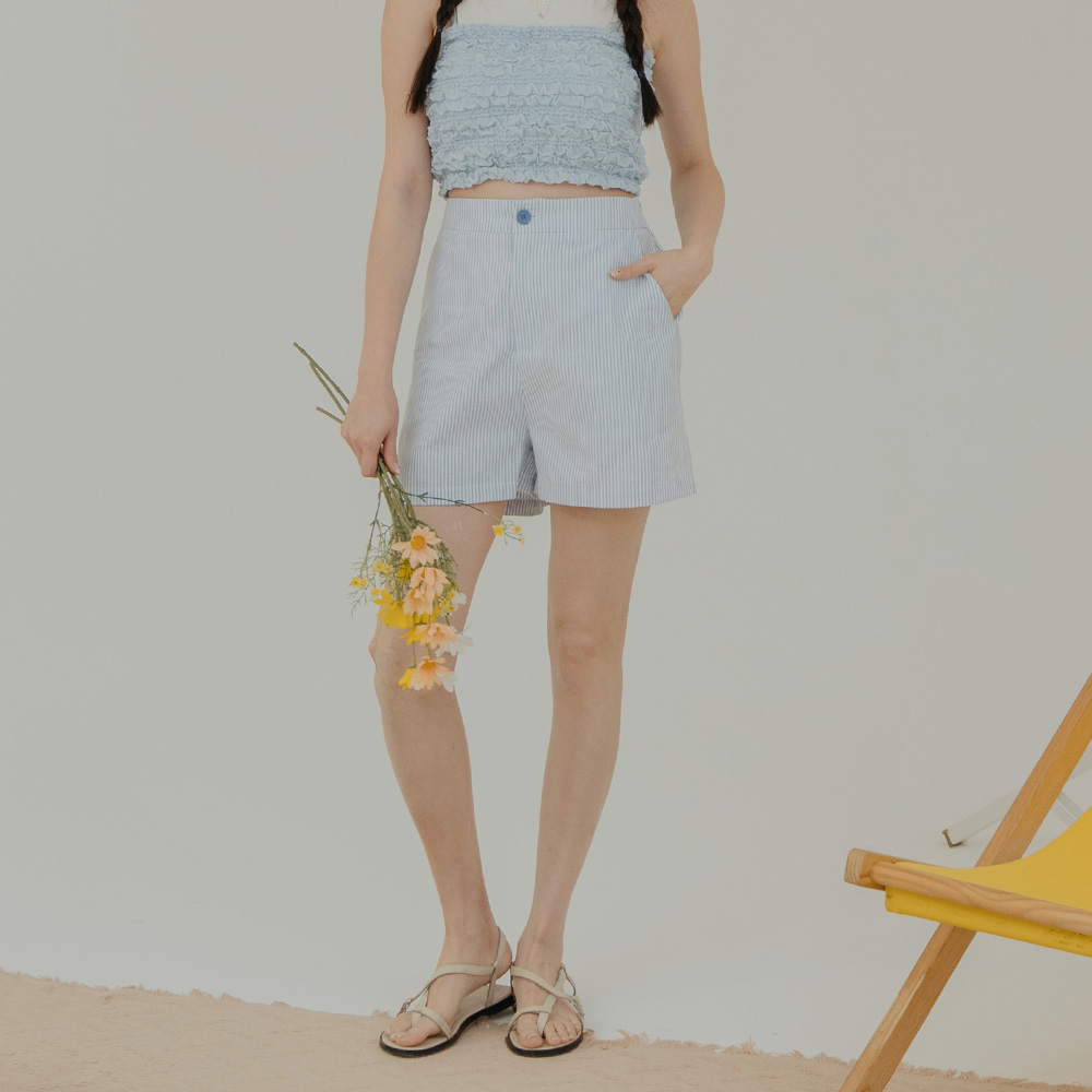 ストライプショートパンツ 2色展開