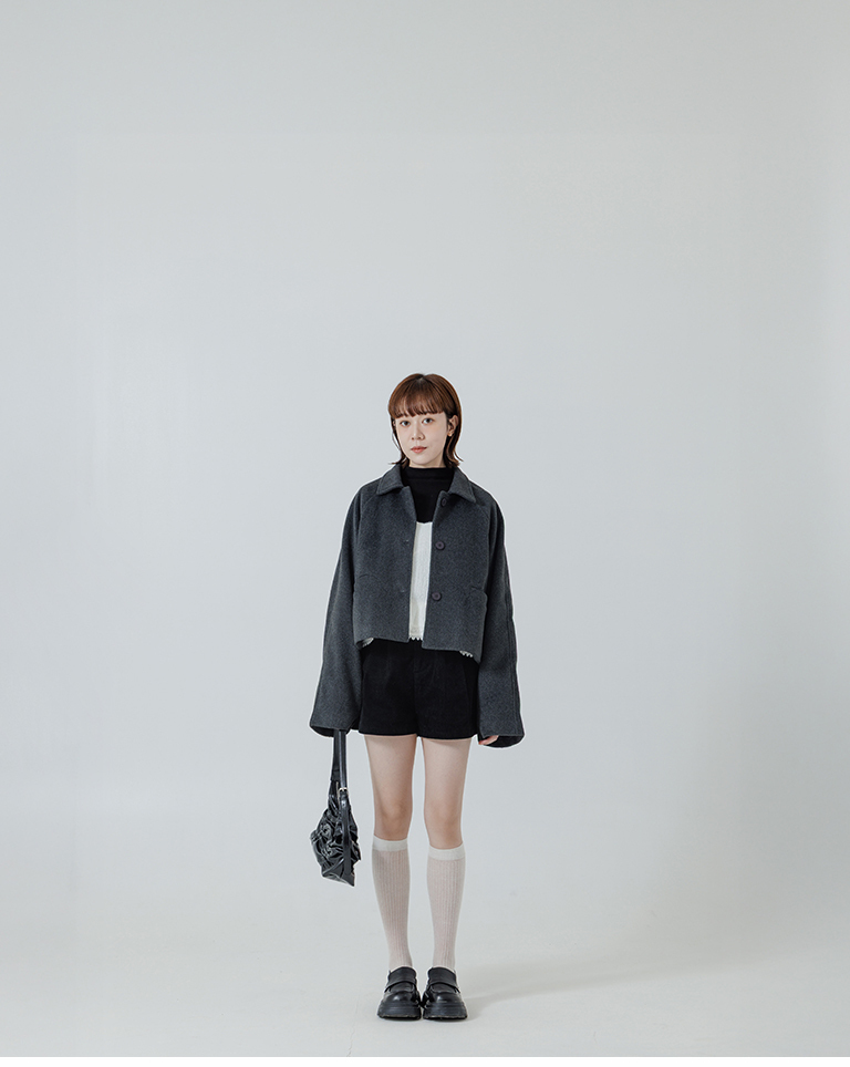 冬9未入荷---コーデュロイショートパンツ  4色展開