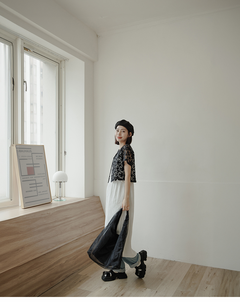 チュールショルダーバッグ 3色展開