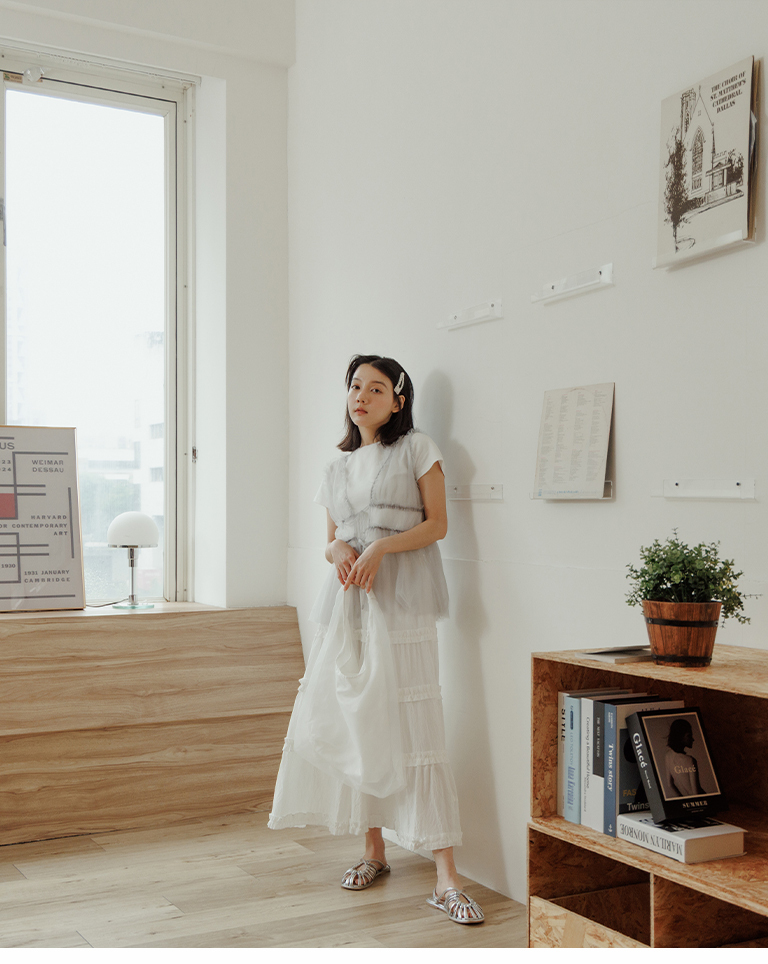 チュールショルダーバッグ 3色展開