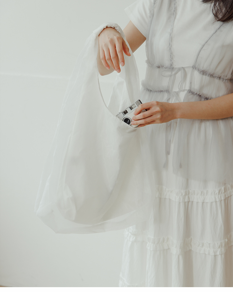 チュールショルダーバッグ 3色展開