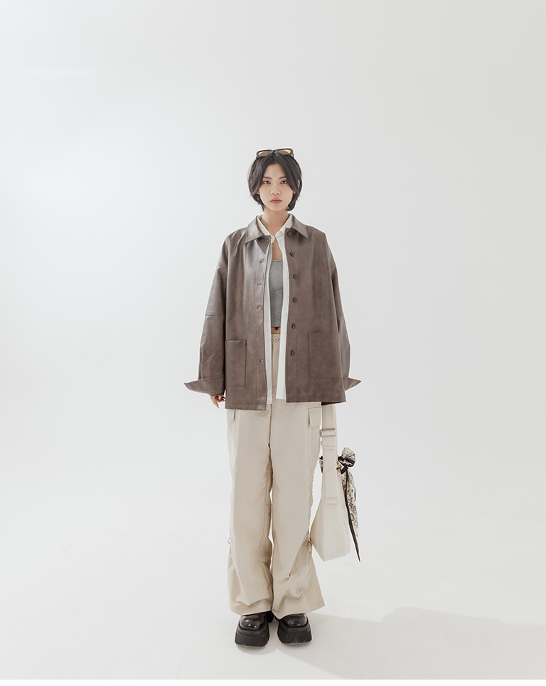 半月型ショルダーバッグ 3色展開