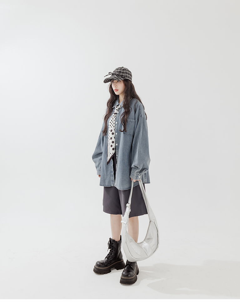 半月型ショルダーバッグ 3色展開