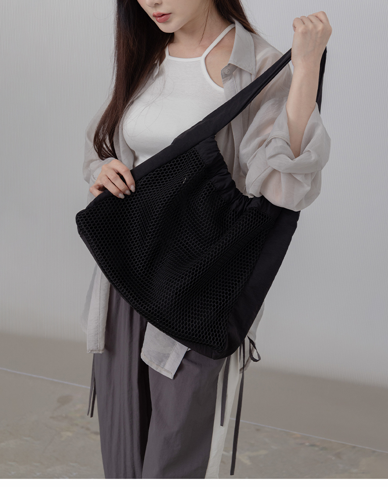 メッシュショルダーバッグ 2色展開