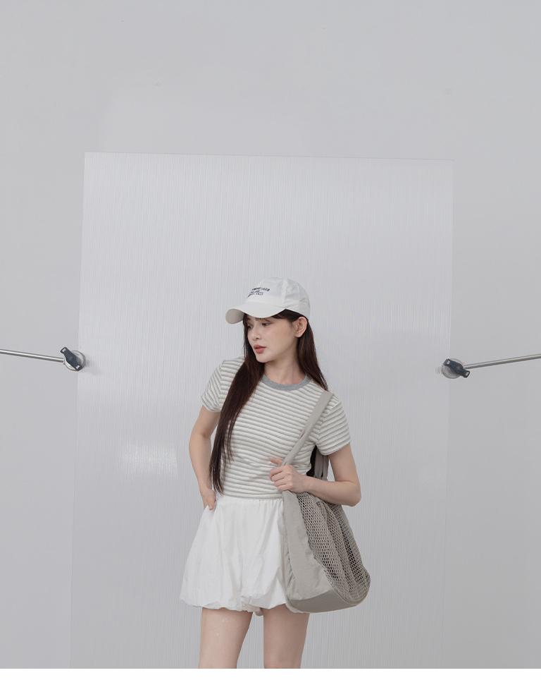 メッシュショルダーバッグ 2色展開