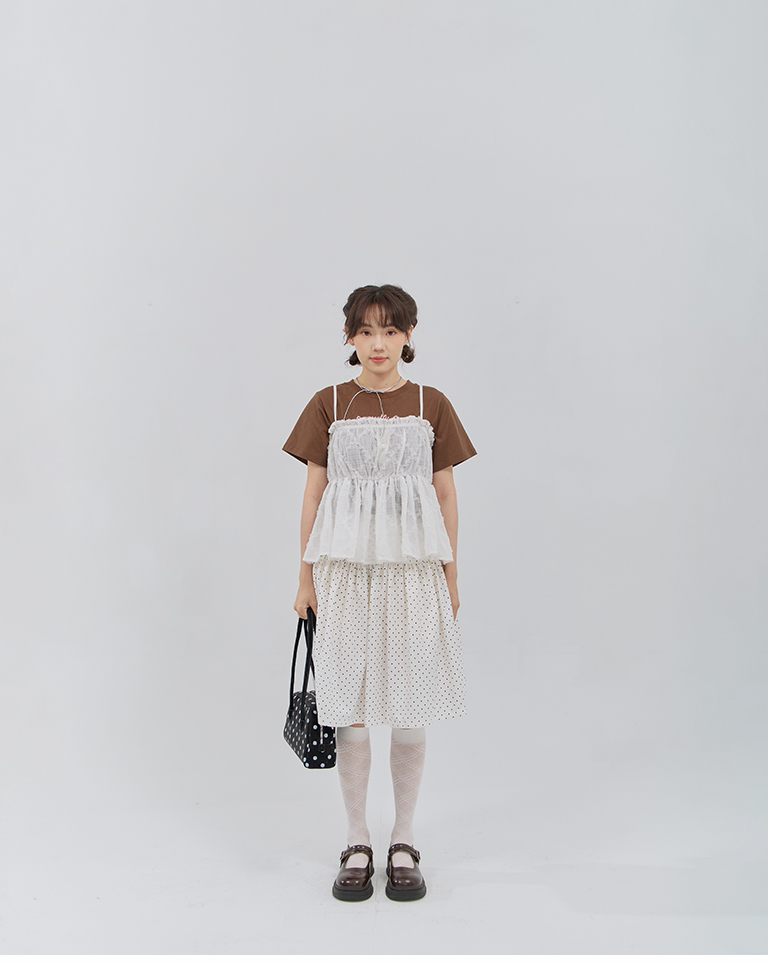 ドットボウリングショルダーバッグ 3色展開