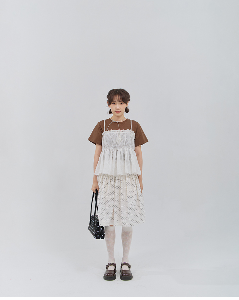 ドットボウリングショルダーバッグ 3色展開