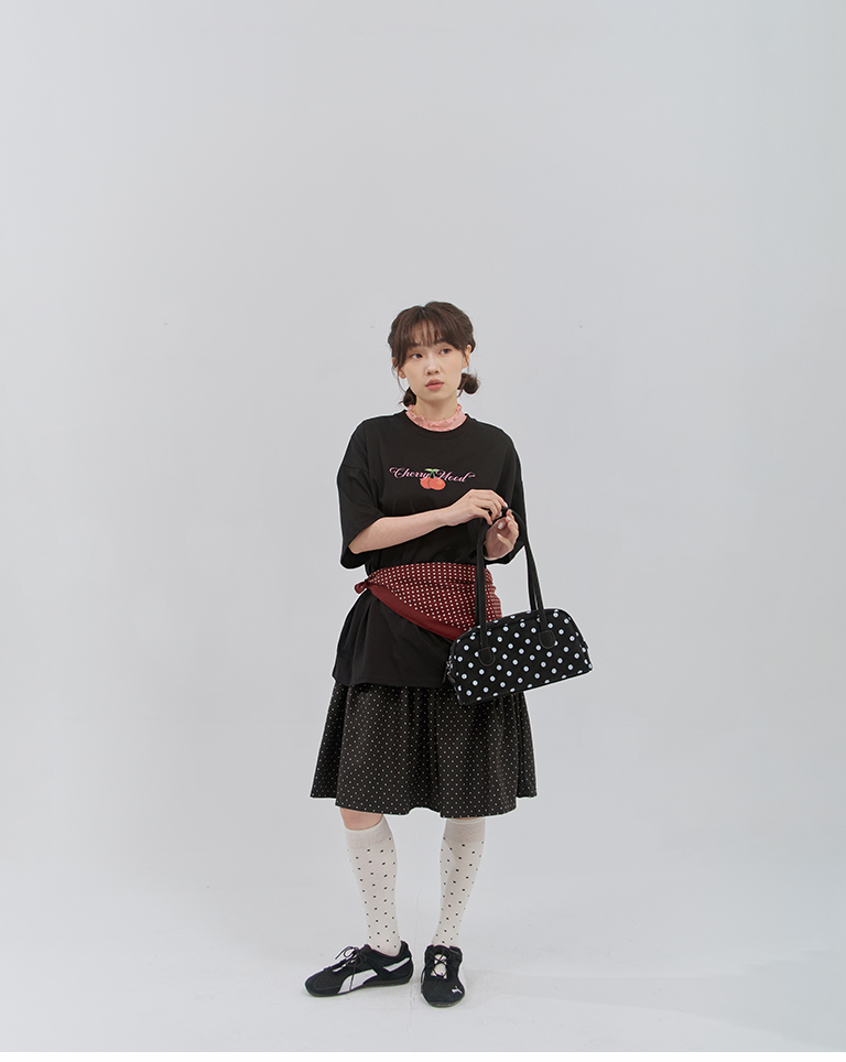 ドットボウリングショルダーバッグ 3色展開