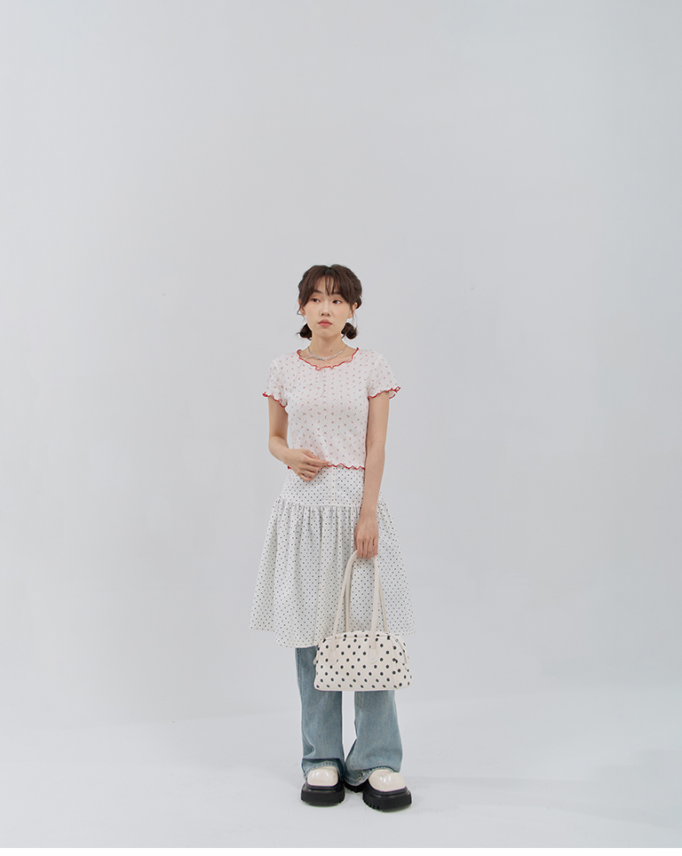ドットボウリングショルダーバッグ 3色展開