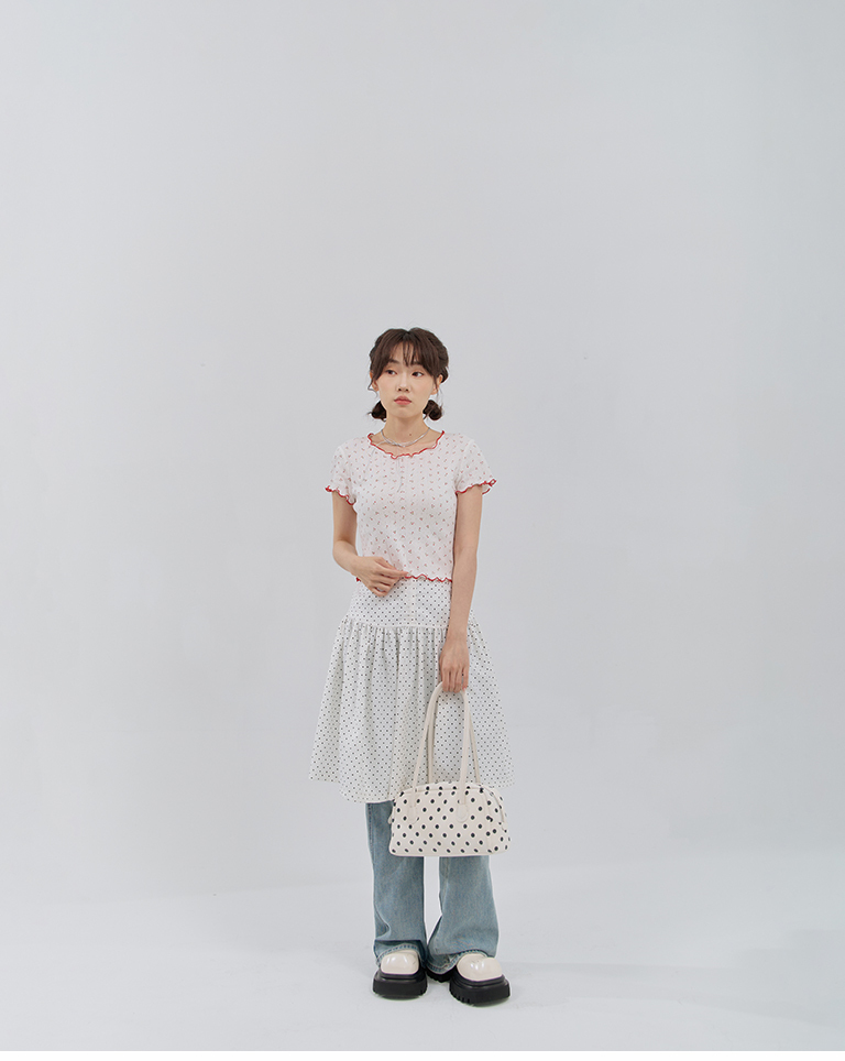 ドットボウリングショルダーバッグ 3色展開