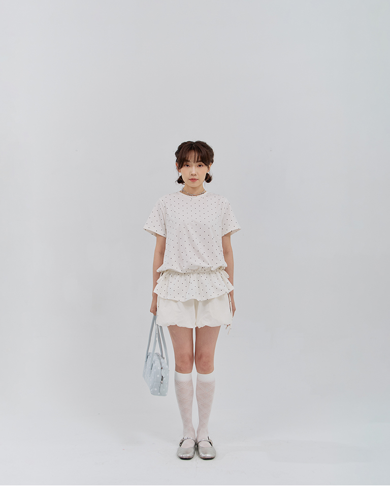 ドットボウリングショルダーバッグ 3色展開