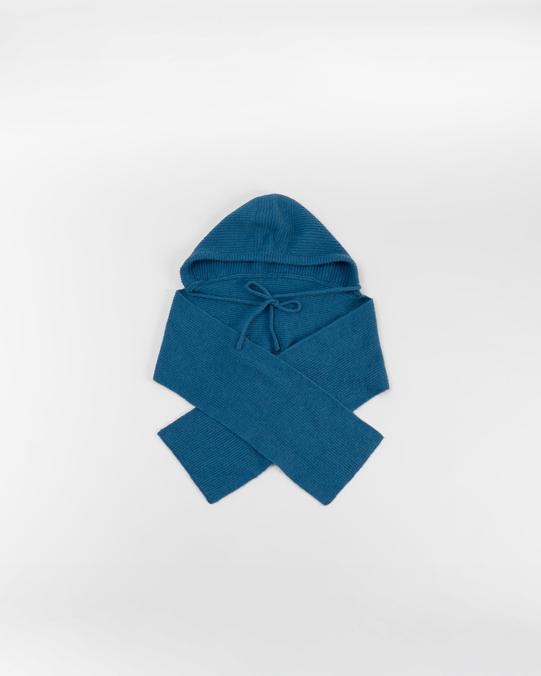 冬9未入荷---リボン付きフードニットスカーフ  5色展開