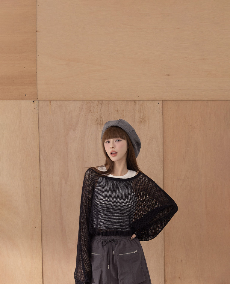 チェック柄ベレー帽 3色展開