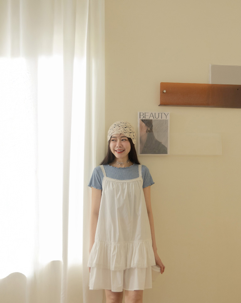 メッシュフラワーモチーフハット 3色展開