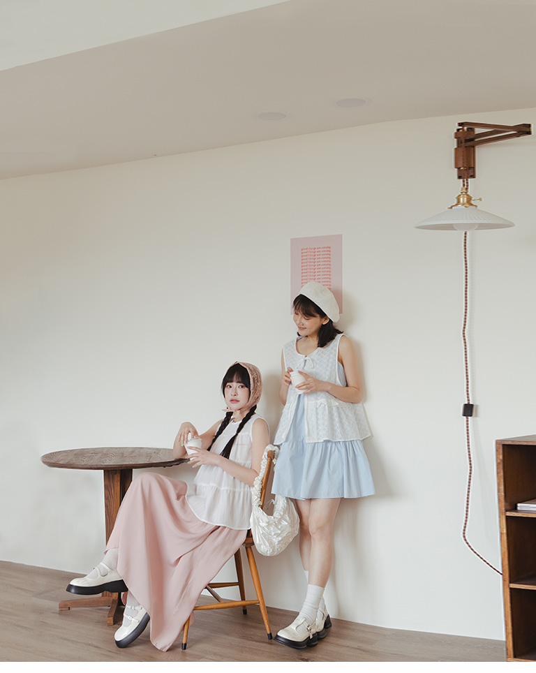 透かし編みベレー帽 3色展開
