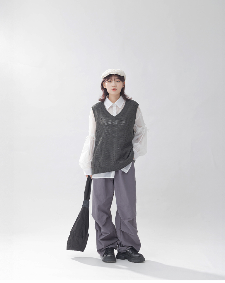 立体花柄キャップ ２色展開