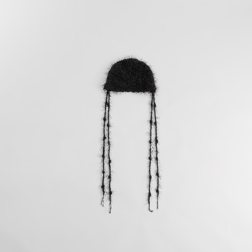 透かし編みニット帽 2色展開