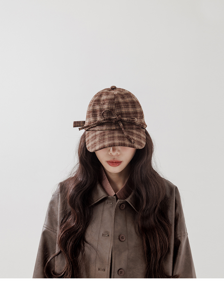 チェックキャップ 2色展開