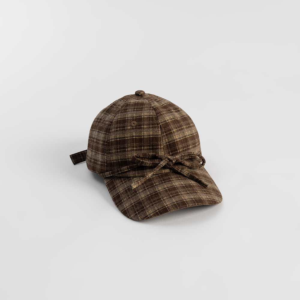 チェックキャップ 2色展開