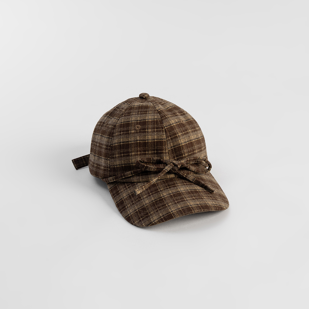 チェックキャップ 2色展開