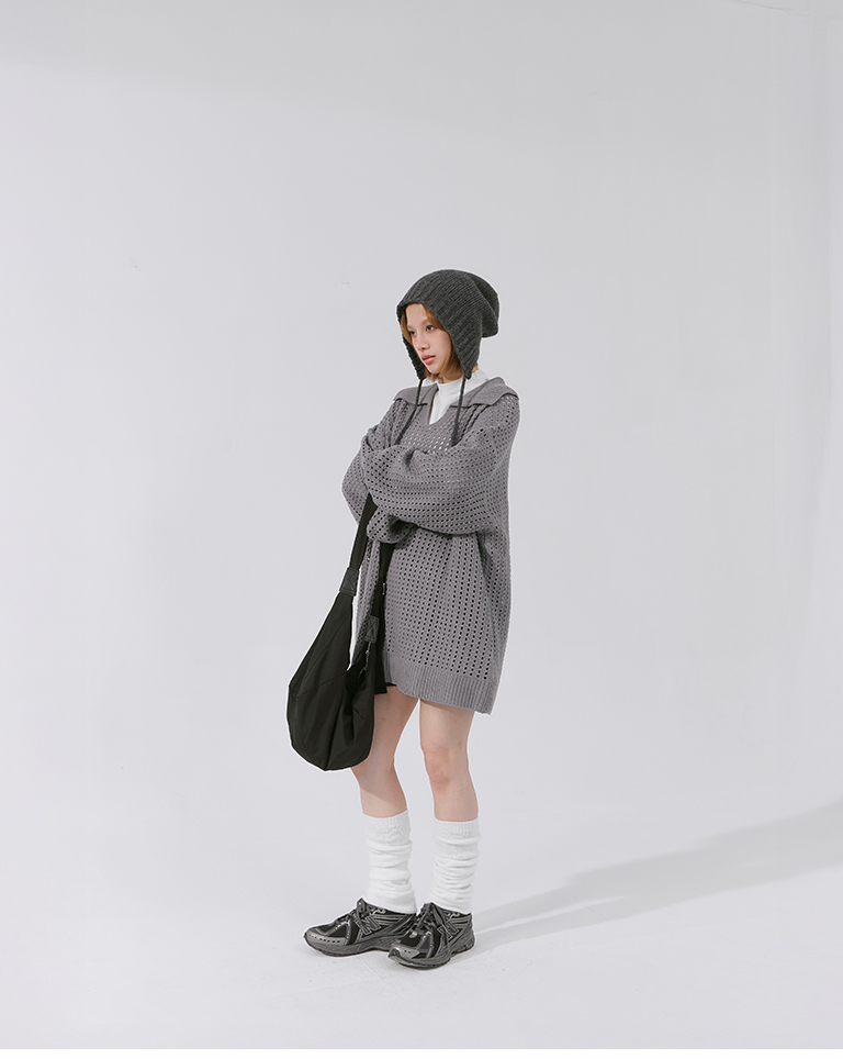 ウールリボンニットキャップ 2色展開