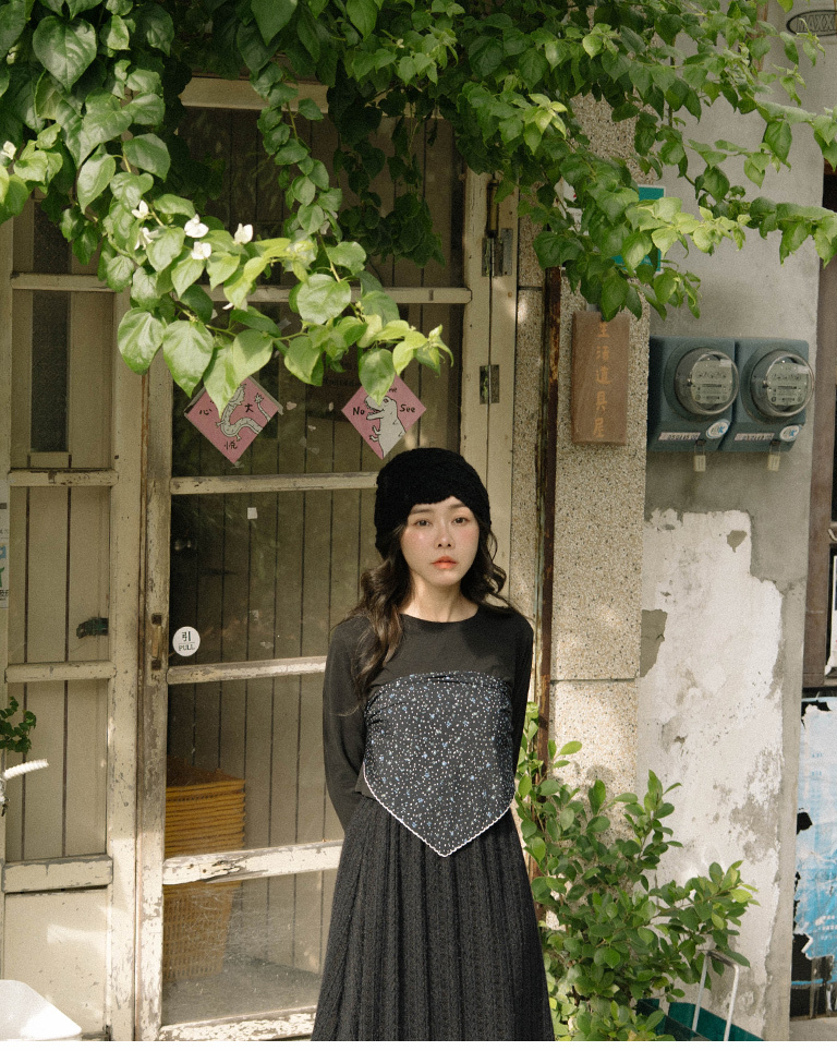 フラワーニットキャップ 3色展開