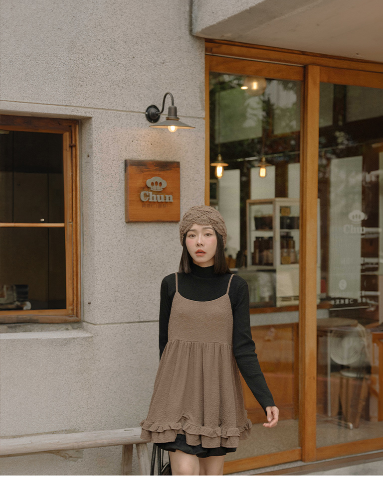 フラワーニットキャップ 3色展開