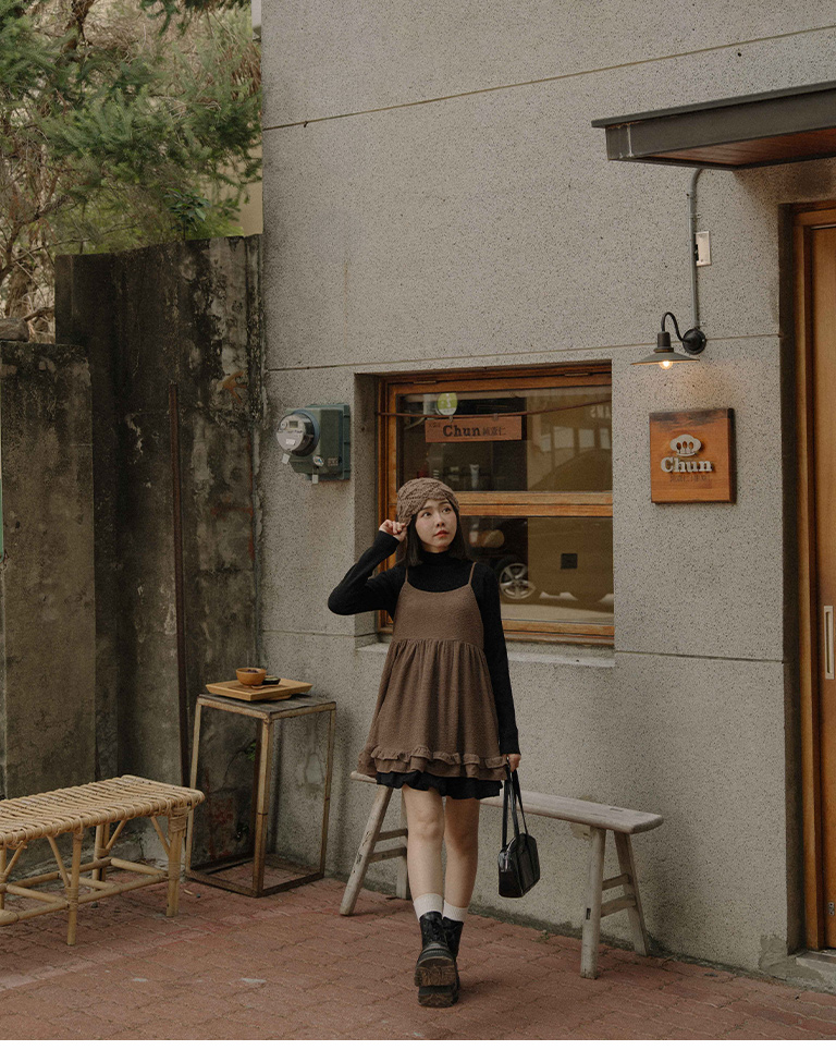 フラワーニットキャップ 3色展開