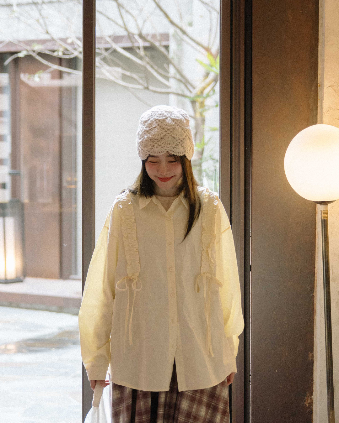 フラワーニットキャップ 3色展開