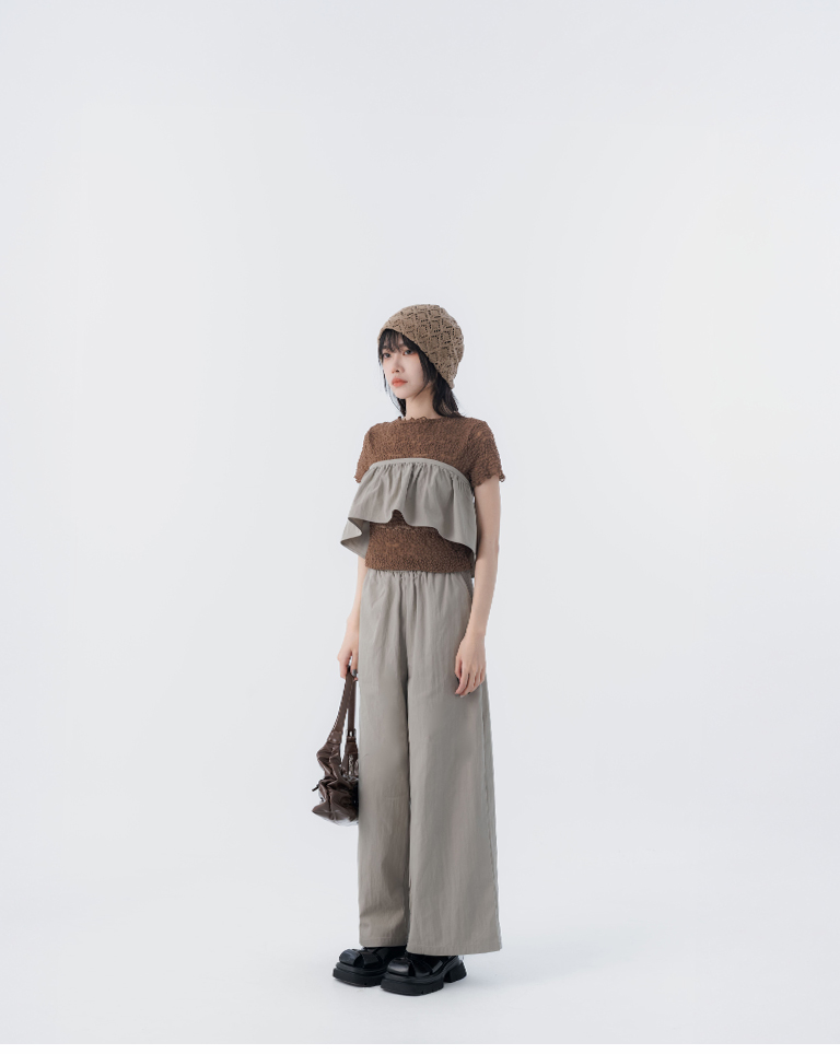 春12未到---クロシェ編みハット 3色展開