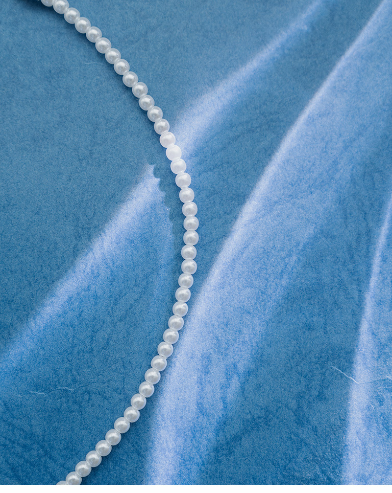 07040390 ビーズフラワー＆パールネックレス