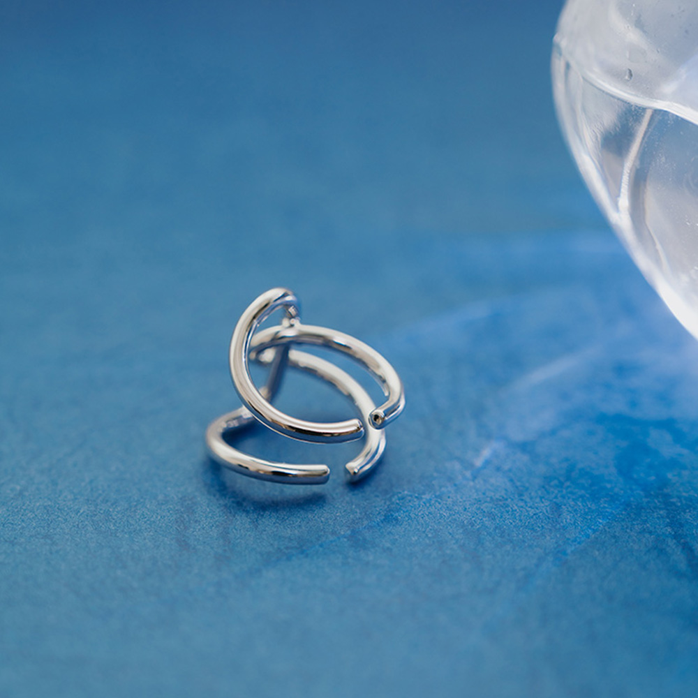 07060251 アシンメトリークロスラインリング