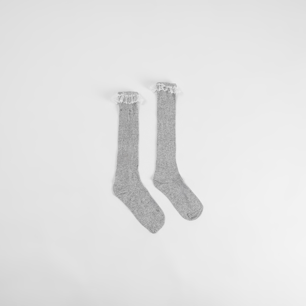 先不要上架)レースデロングソックス 3色展開