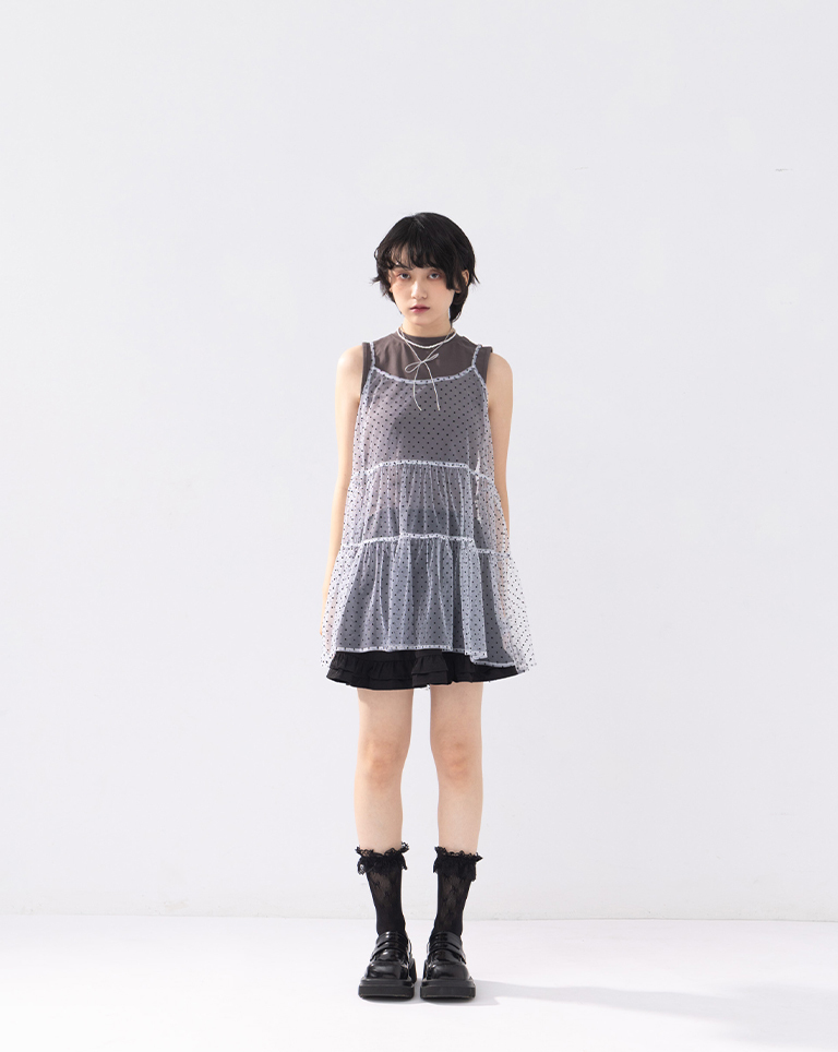 リボンレースソックス 2色展開