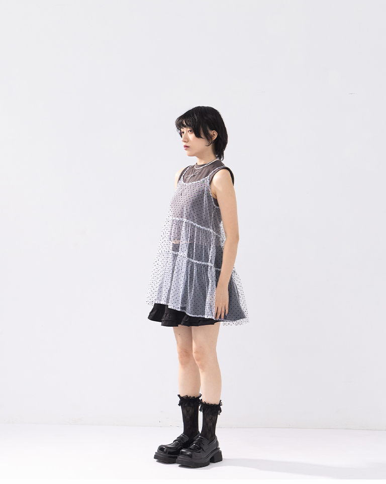 リボンレースソックス 2色展開