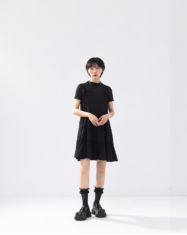 リボンレースソックス 2色展開